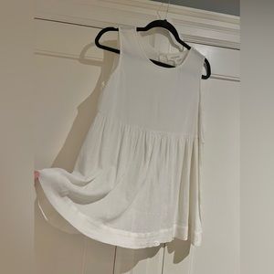 Off White, Sleeveless, Summer Top, S/M
